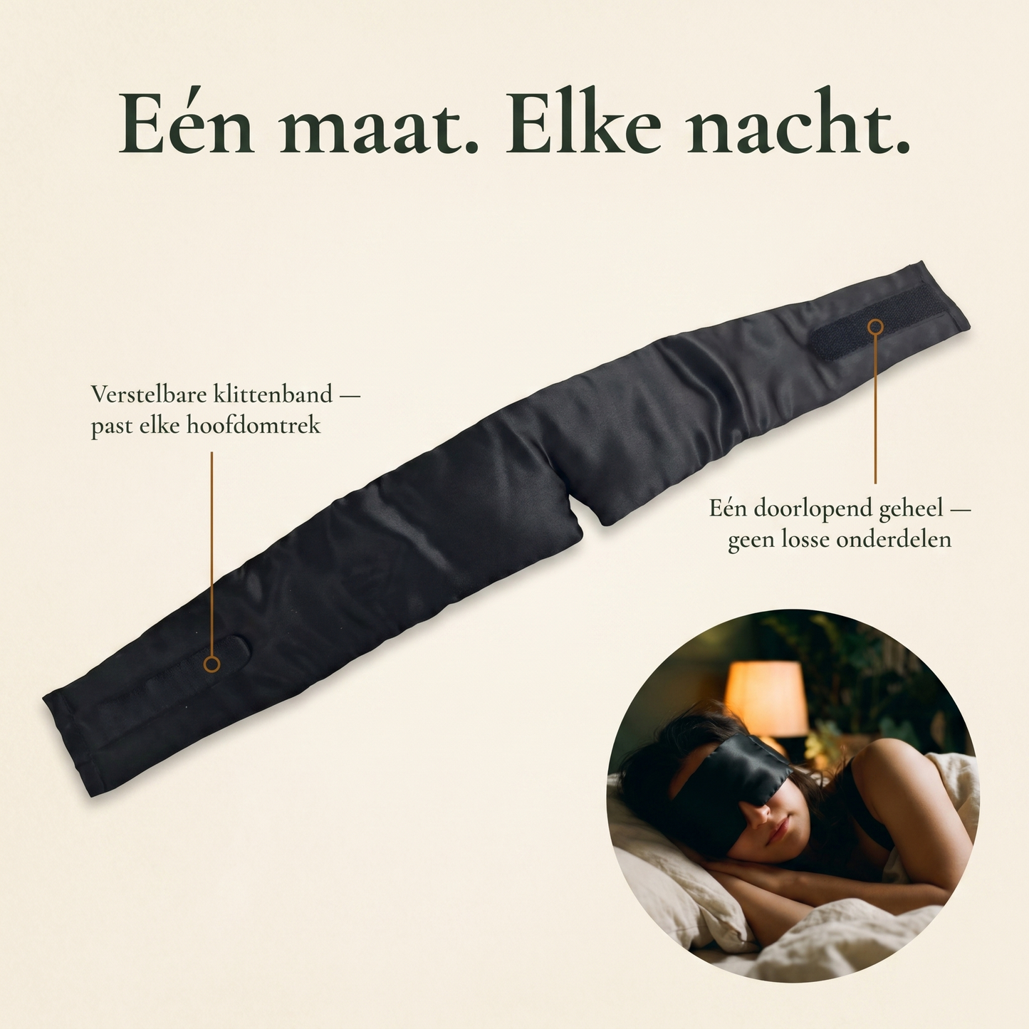 Luxe Slaapmasker voor Optimale Nachtrust